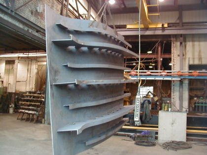 Steel plating